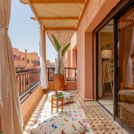 Le Palmier - Appartement Authentique A Gueliz Маракеш Екстериор снимка