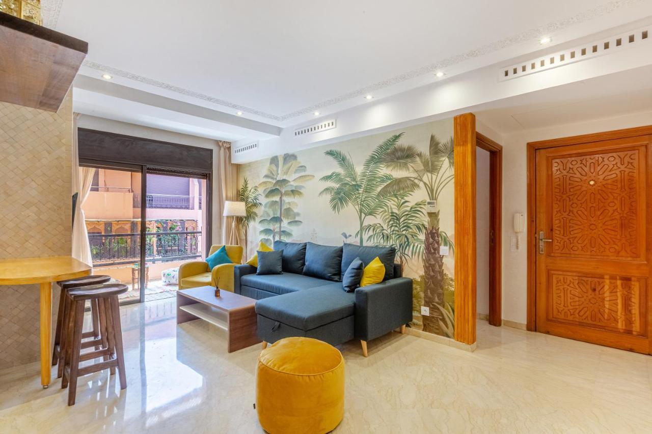 Le Palmier - Appartement Authentique A Gueliz Маракеш Екстериор снимка
