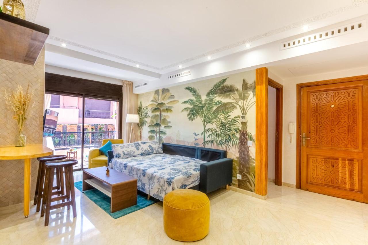 Le Palmier - Appartement Authentique A Gueliz Маракеш Екстериор снимка