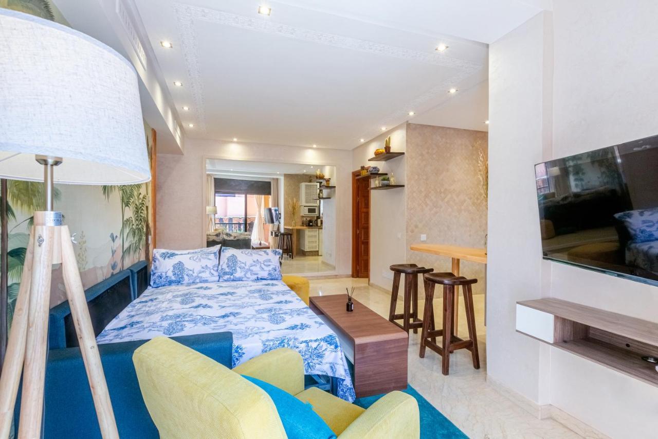 Le Palmier - Appartement Authentique A Gueliz Маракеш Екстериор снимка